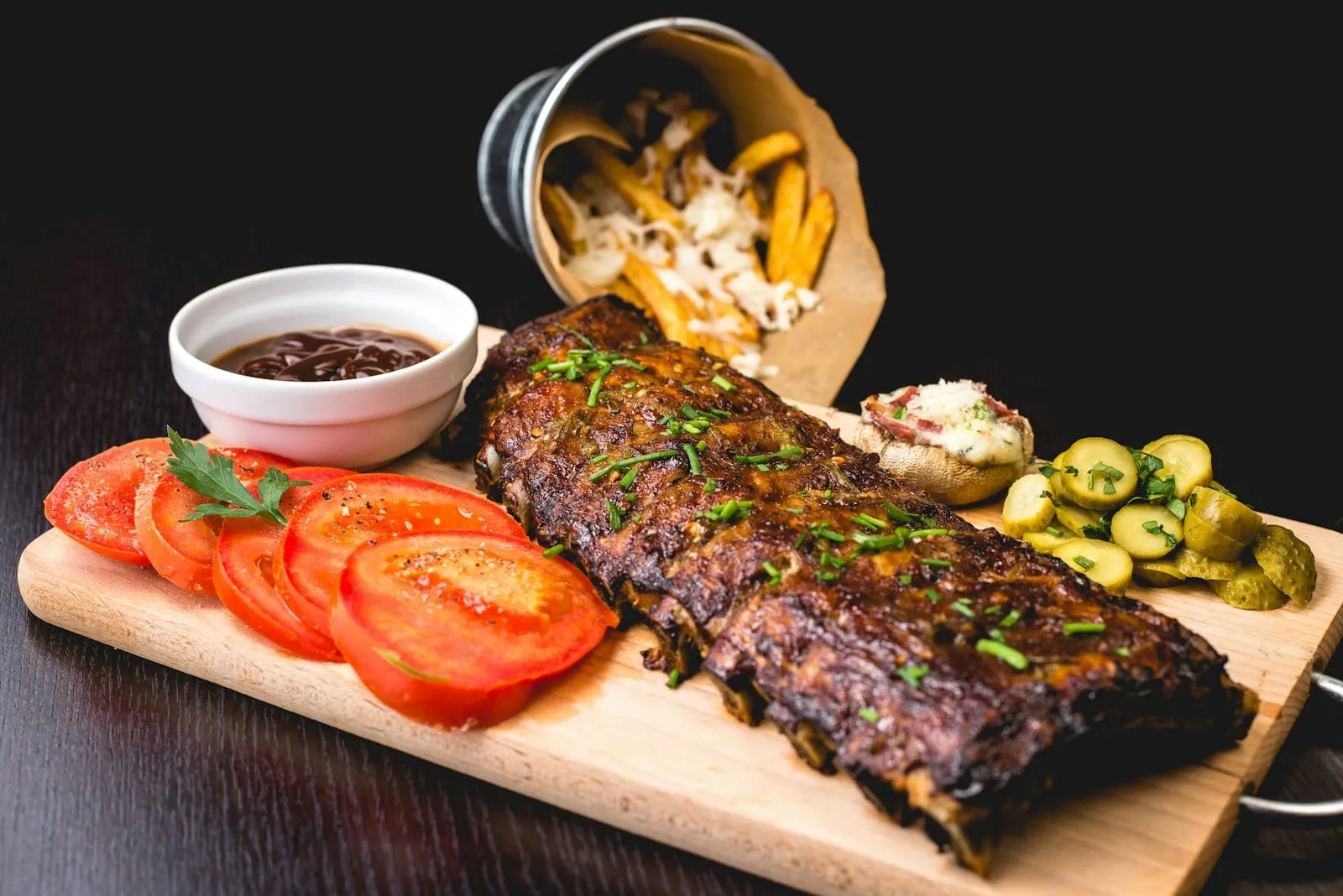 Costillas a la brasa